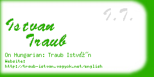 istvan traub business card